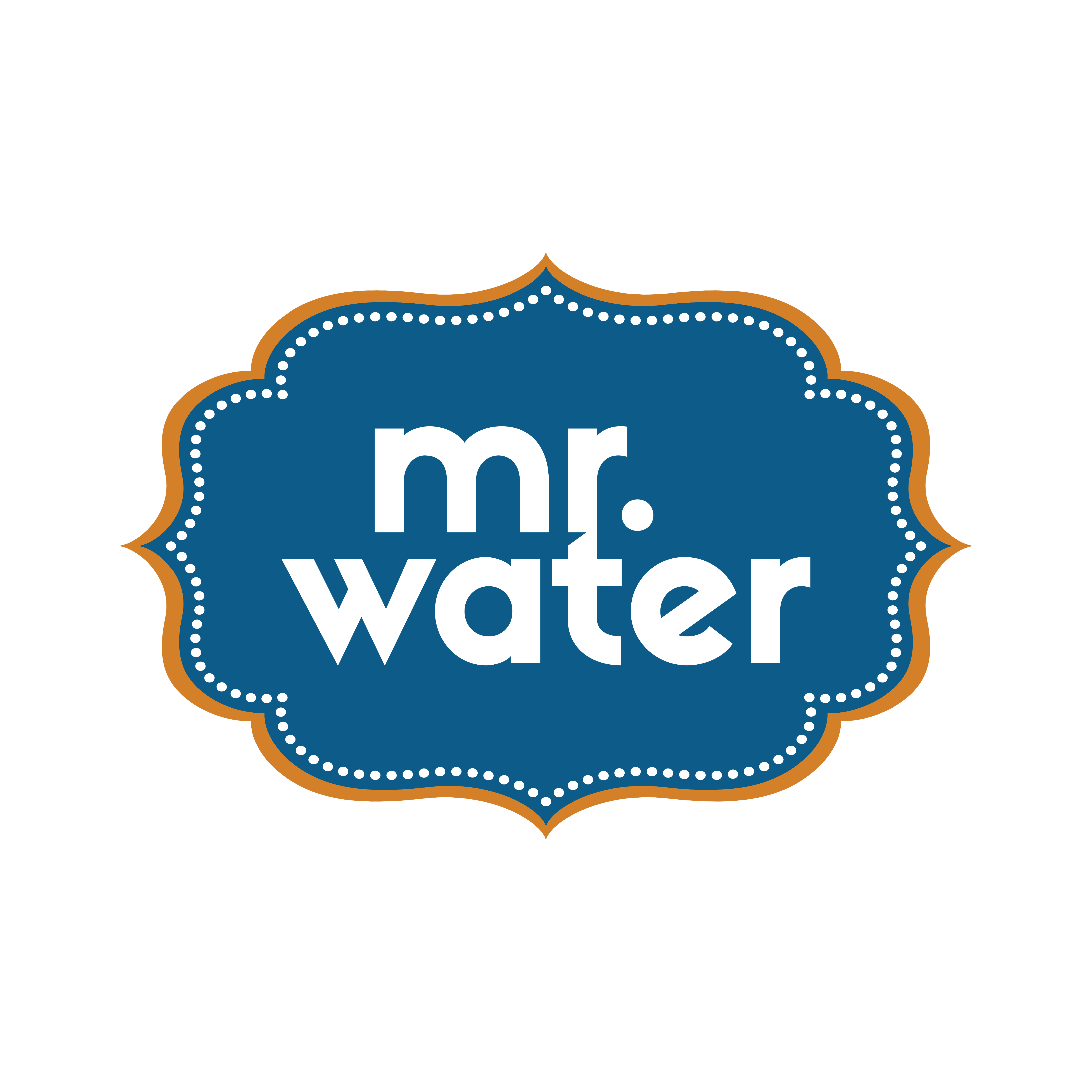MR. Water packaged drinking water badge